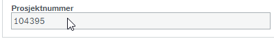 Referanse til prosjektnummer legges i informasjonsfanen på prosjektsøknad.