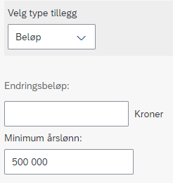 Bildet viser hvordan valgte ansatte blir løftet til minimum årslønn.