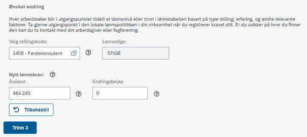 Bildet viser at ansatte på Akademiker/Unio-avtalen har ikke felt for lønnstrinn og kronetillegg.