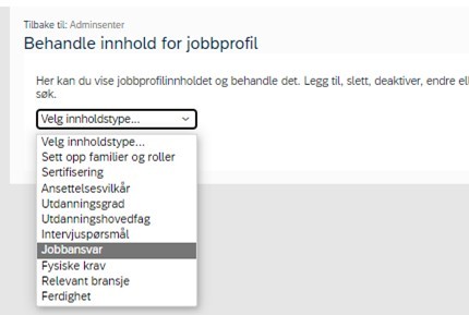 Bibliotek for seksjonen jobbansvar