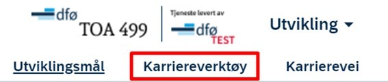 Sti til karriereverktøyet