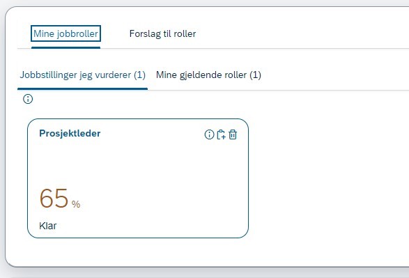 jobbstillinger jeg vurderer prosjektleder