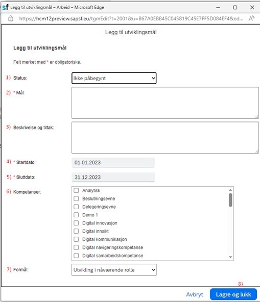 Registreringsbilde utviklingsmål