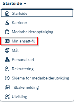 Min ansatt-fil