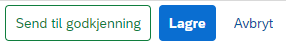 Bildet viser knappen send til godkjenning