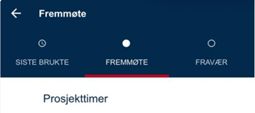 bilde som viser fanen fremmøte