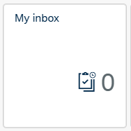 Image showing the tile My inbox