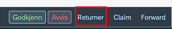 image showing the returner button