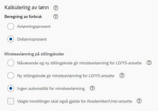 Bildet viser kalkulering av lønn