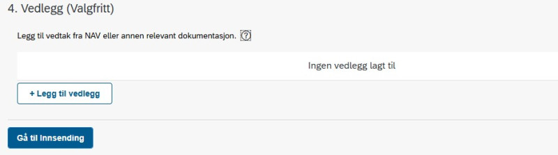Bildet viser vedlegg