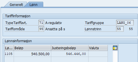 bildet viser tarifftype
