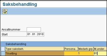Bildet viser saksbehandling