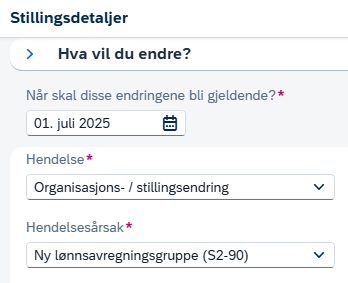 Ny lønnsavregningsgruppe