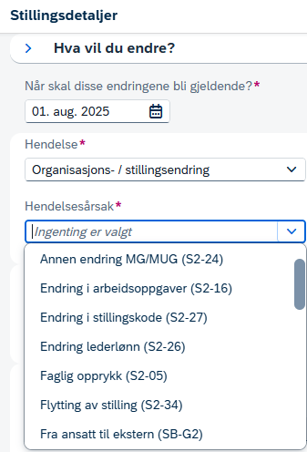 Hendelse og hendelsesårsaker