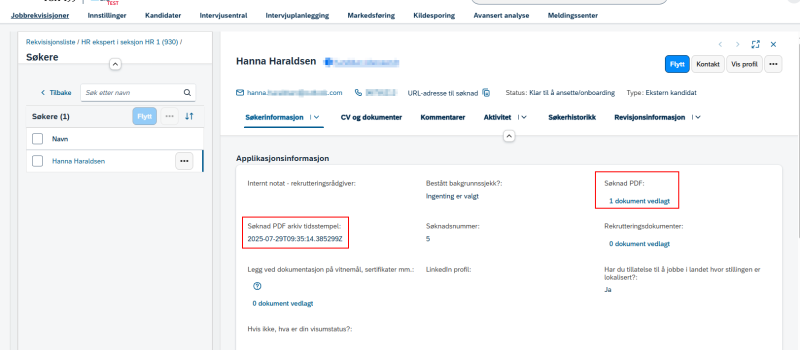 viser hvor bildet legger seg 
