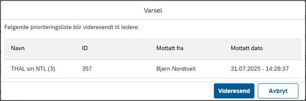 Bildet viser videresend