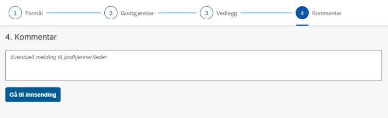 Bildet viser Trinn 4 - Kommentar