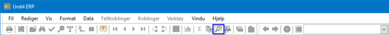 Viser ajourhold rapportbestilling