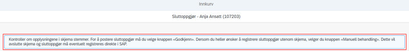 Bildet viser eksempel på informasjonstekst