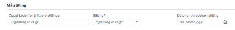 Målstilling