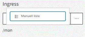Manuell liste ikon