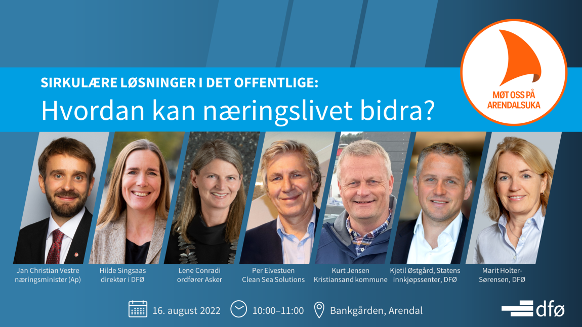Arrangement om sirkulære løsninger på Arendalsuka