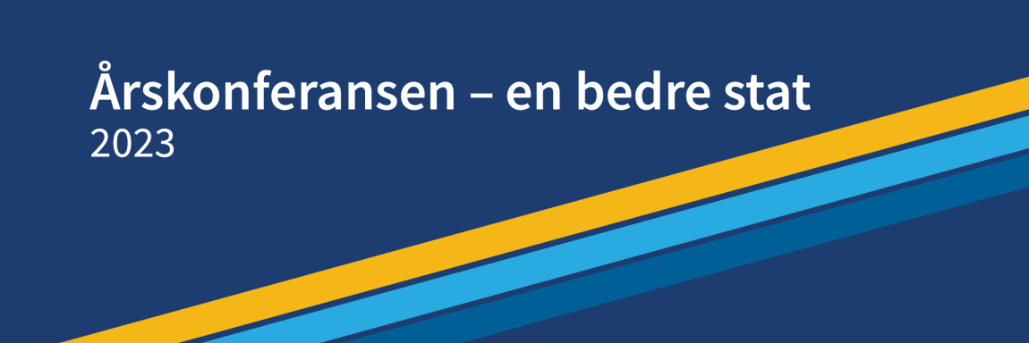 Banner Årkskonferansen - en bedre stat 2023