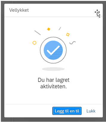 bilde av hvilke bilde som kommer når du har fått opplastet ny aktivitet 