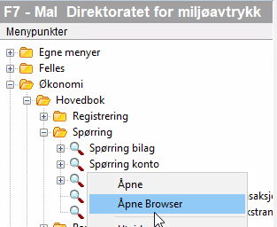 Viser "Åpne browser"