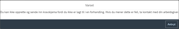 Varsel for alle ansatte