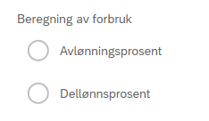 Beregning av forbruk