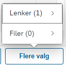 Bildet viser hvor du kan finne filer og lenker som blir tilgjengeliggjort på de ulike områdene man har valgt, som for eksempel i Prioriteringsliste.