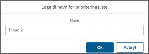 Bildet viser hvordan boksen en rediger navnet i ser ut.