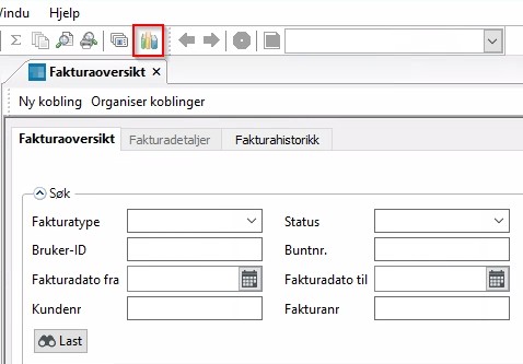 Fakturaoversikt Dokumentarkiv