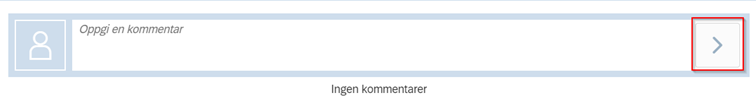 Bildet viser kommentarfelt i løsningen