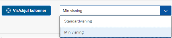 Bildet viser visning av kolonner