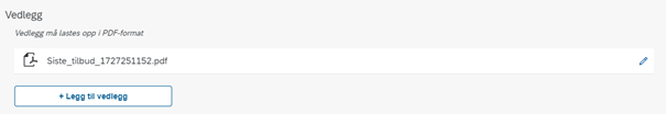 Bidet viser PDF-fil som ligger under Vedlegg