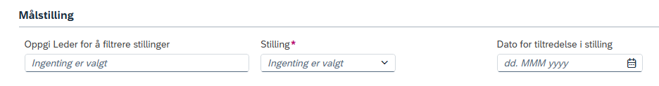 Målstilling