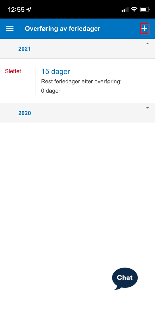 Overføre feriedager i DFØ-appen | DFØ
