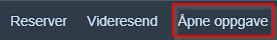 Skjermbilde med en rød firkant rundt "Åpne oppgave". 