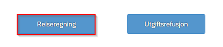 Skjermbilde av to knapper med en rød firkant rundt "Reiseregning". 