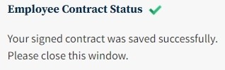 The picture shows contract status.